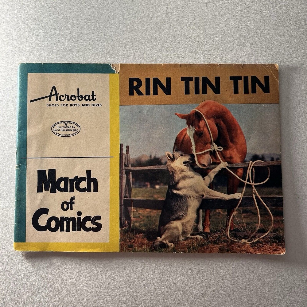 1958-Rin Tin Tin 180-March Of Comic-Rare Find